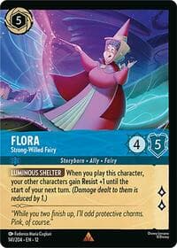 Flora - Strong-Willed Fairy (Foil) - Wilds Unknown - Disney Lorcana card