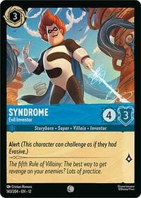 Syndrome - Evil Inventor - Wilds Unknown - Disney Lorcana card