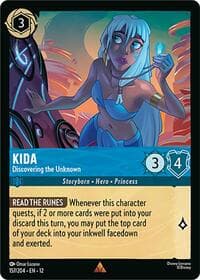Kida - Discovering the Unknown - Wilds Unknown - Disney Lorcana card