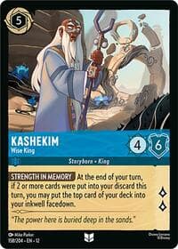 Kashekim - Wise King - Wilds Unknown - Disney Lorcana card