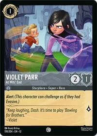 Violet Parr - At Wits' End - Wilds Unknown - Disney Lorcana card