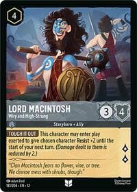 Lord Macintosh - Wiry and High-Strung - Wilds Unknown - Disney Lorcana card