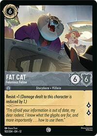 Fat Cat - Felonious Feline - Wilds Unknown - Disney Lorcana card