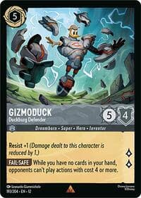Gizmoduck - Duckburg Defender - Wilds Unknown - Disney Lorcana card