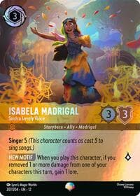 Isabela Madrigal - Such a Lovely Voice (Epic) - Wilds Unknown - Disney Lorcana card