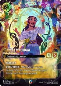 Isabela Madrigal - Caring Cultivator (Enchanted) - Wilds Unknown - Disney Lorcana card