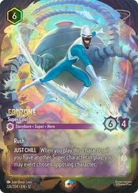Frozone - Super Cool (Enchanted) - Wilds Unknown - Disney Lorcana card