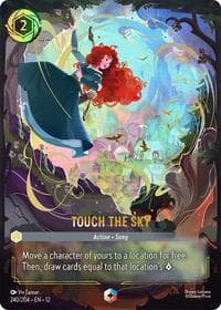 Touch the Sky (Enchanted) - Wilds Unknown - Disney Lorcana card