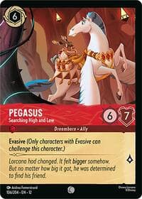 Pegasus - Searching High and Low (Foil) - Wilds Unknown - Disney Lorcana card