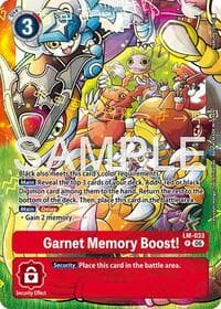 Garnet Memory Boost! (Alternate Art) - Starter Deck 23: Beatbreak - Digimon Card Game card