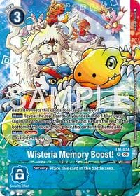 Wisteria Memory Boost! (Alternate Art) - Starter Deck 23: Beatbreak - Digimon Card Game card