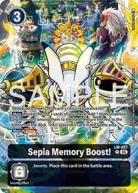 Sepia Memory Boost! (Alternate Art) - Starter Deck 23: Beatbreak - Digimon Card Game card