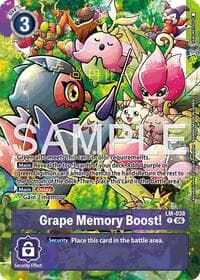 Grape Memory Boost! (Alternate Art) - Starter Deck 23: Beatbreak - Digimon Card Game card