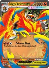 Mega Emboar ex - 035 - ME: Mega Evolution Promo - Pokemon card