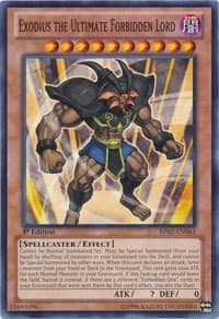 Exodius the Ultimate Forbidden Lord - Battle Pack 2: War of the Giants - YuGiOh card