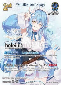 Yukihana Lamy (P) (hBP04-048) - hololive OFFICIAL CARD GAME Promos - Hololive card