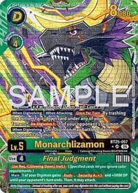 Monarchlizamon // Final Judgement (Alternate Art) - Dual Revolution - Digimon Card Game card