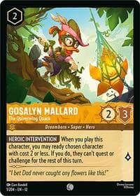 Gosalyn Mallard - The Quiverwing Quack - Wilds Unknown - Disney Lorcana card