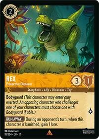 Rex - Protective Dinosaur - Wilds Unknown - Disney Lorcana card