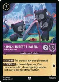 Hamish, Hubert & Harris - Making Mischief - Wilds Unknown - Disney Lorcana card