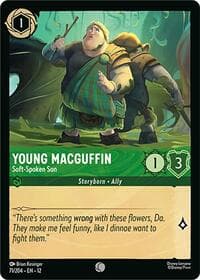 Young MacGuffin - Soft-Spoken Son - Wilds Unknown - Disney Lorcana card