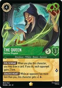 The Queen - Devious Disguise - Wilds Unknown - Disney Lorcana card