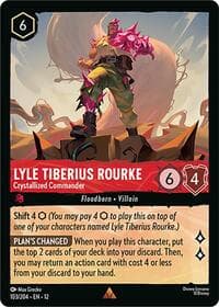 Lyle Tiberius Rourke - Crystallized Commander - Wilds Unknown - Disney Lorcana card