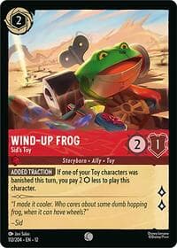 Wind-Up Frog - Sid's Toy - Wilds Unknown - Disney Lorcana card