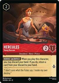 Hercules - Young Rescuer - Wilds Unknown - Disney Lorcana card