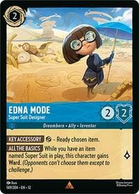 Edna Mode - Super Suit Designer - Wilds Unknown - Disney Lorcana card