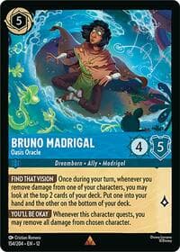 Bruno Madrigal - Oasis Oracle - Wilds Unknown - Disney Lorcana card