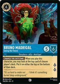 Bruno Madrigal - Seeing the Future - Wilds Unknown - Disney Lorcana card