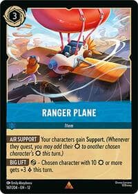 Ranger Plane - Wilds Unknown - Disney Lorcana card