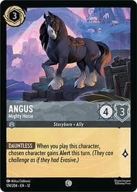 Angus - Mighty Horse - Wilds Unknown - Disney Lorcana card