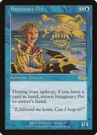 Imaginary Pet - Urza's Saga - Magic: The Gathering card