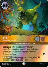 Rex - Protective Dinosaur (Epic) - Wilds Unknown - Disney Lorcana card