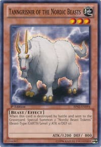 Tanngrisnir of the Nordic Beasts - Battle Pack 2: War of the Giants - YuGiOh card