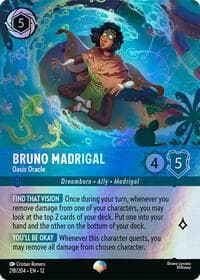 Bruno Madrigal - Oasis Oracle (Epic) - Wilds Unknown - Disney Lorcana card