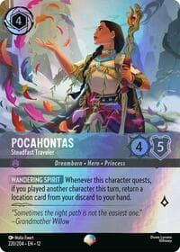 Pocahontas - Steadfast Traveler (Epic) - Wilds Unknown - Disney Lorcana card