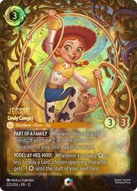Jessie - Lively Cowgirl (Enchanted) - Wilds Unknown - Disney Lorcana card
