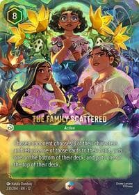 The Family Scattered (Enchanted) - Wilds Unknown - Disney Lorcana card