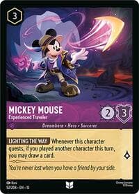 Mickey Mouse - Experienced Traveler - Wilds Unknown - Disney Lorcana card