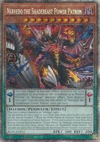 Nervedo the Shadebeast Power Patron (Starlight Rare) - Blazing Dominion - YuGiOh card