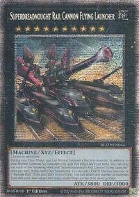 Superdreadnought Rail Cannon Flying Launcher (Starlight Rare) - Blazing Dominion - YuGiOh card