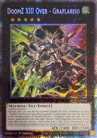 DoomZ XIII Over - Graflareio (Starlight Rare) - Blazing Dominion - YuGiOh card