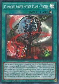 Plundered Power Patron Plane - Vidolia - Blazing Dominion - YuGiOh card