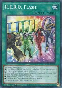 H.E.R.O. Flash! - Blazing Dominion - YuGiOh card