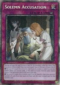 Solemn Accusation (Starlight Rare) - Blazing Dominion - YuGiOh card