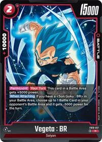Vegeta : BR - Cross Force - Dragon Ball Super: Fusion World card