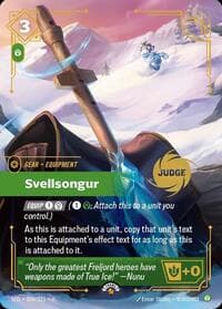 Svellsongur - Riftbound Judge Promotional Cards - Riftbound: League of Legends Trading Card Game card